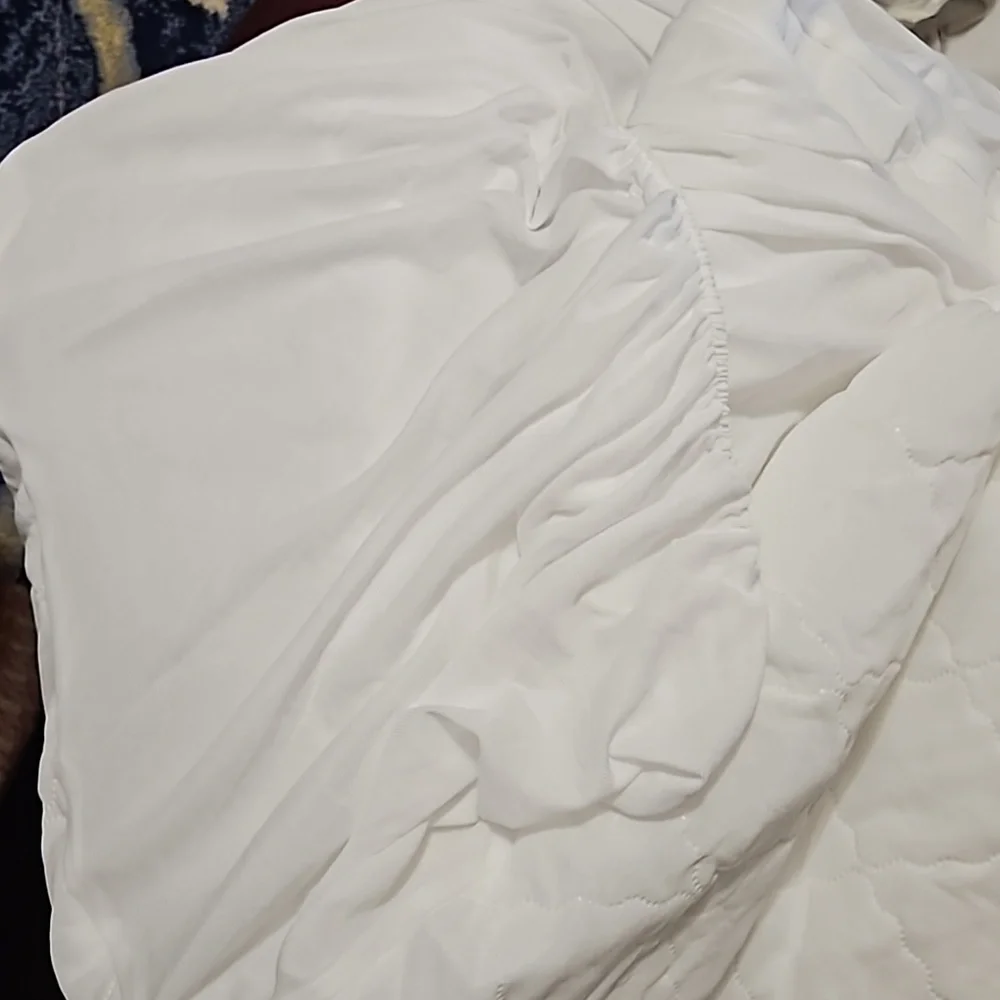 Mainstay quilted twin mattress cover